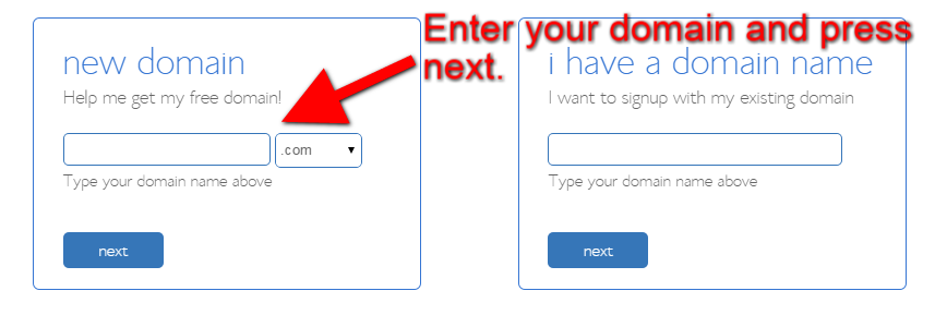 Bluehost step 3