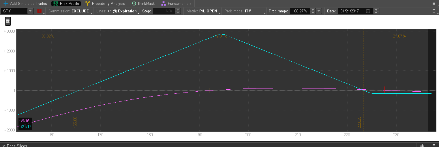 SPY Option Risk Profile