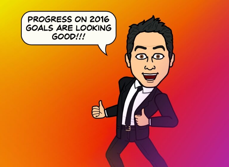 2016 Goal Check in #1